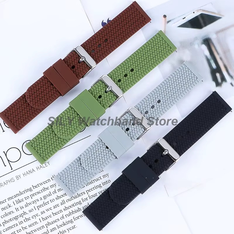 Asukaband Uhrenarmband Silikon, Schnellverschluss, Unisex - Bild 4