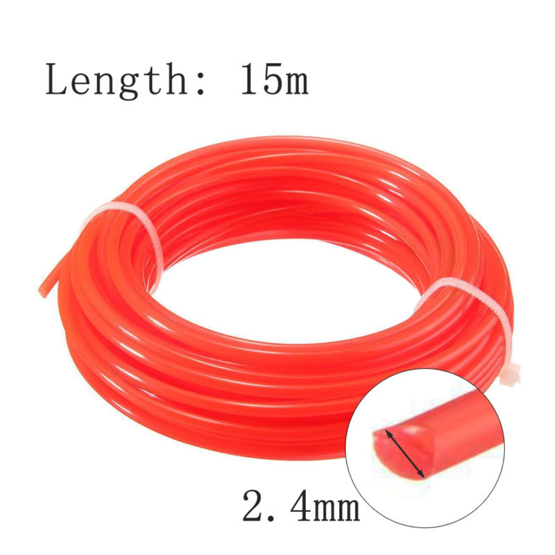FNICEL Rasentrimmer Nylon-Mähschnur rund, Durchmesser: 0,24 cm, Länge: 150 m - Bild 3
