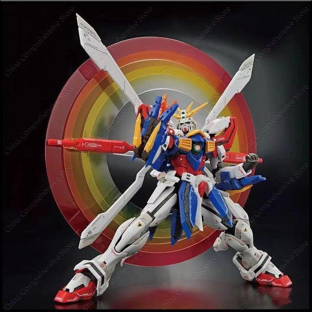 Bandai RG 1/144 God Gundam GF13-017NJ II Mobile Fighter G Gundam Modellbausatz in Rot - Bild 1