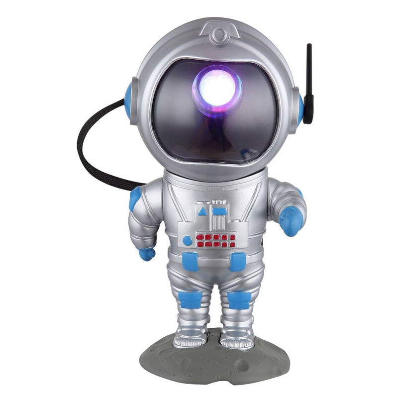 GLOBO Tischleuchte Cosmo LED aus Kunststoff in Silber und Blau B/H/T: 11 x 22,5 x 12 cm - Bild 3