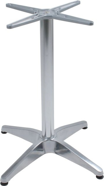 Tischgestell Brenta von Garden Pleasure aus Aluminium in Silber, B/T/H: 48 x 48 x 70 cm - Bild 1