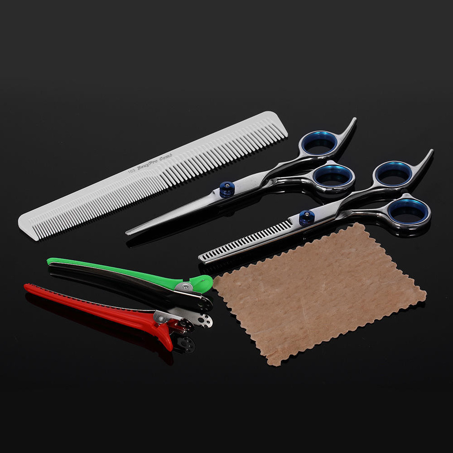 Salon-Haarschneiden-Effilierschere-Friseurscheren-Friseurwerkzeug-Set - Bild 5
