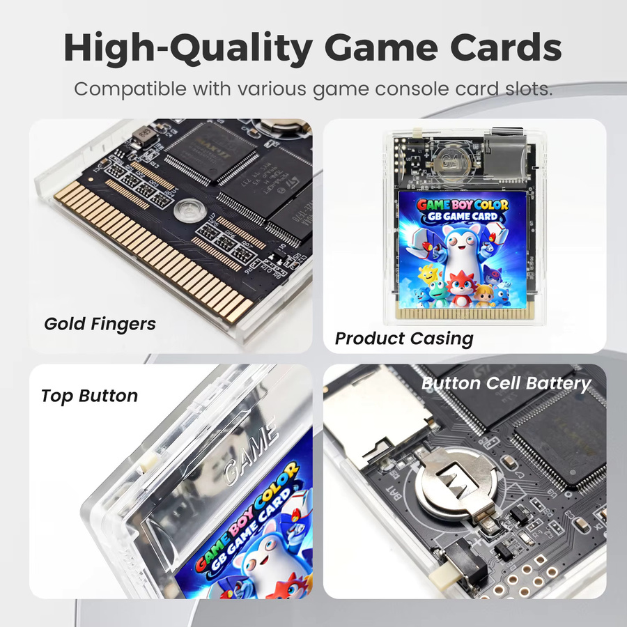 Skchao Handheld Retro Gameboy Multi-Cartridge Konsole mit 2000 Spielen in Lila, OS V4, 4GB TF-Karte für GB, GBC und GBA SP - Bild 4