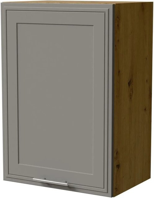 Feldmann-Wohnen Hängeschrank Salo W2 Eiche Artisan und Dust Grey Matt mit Kassettenoptik, B/T/H: 50 x 32,5 x 72 cm - Bild 1