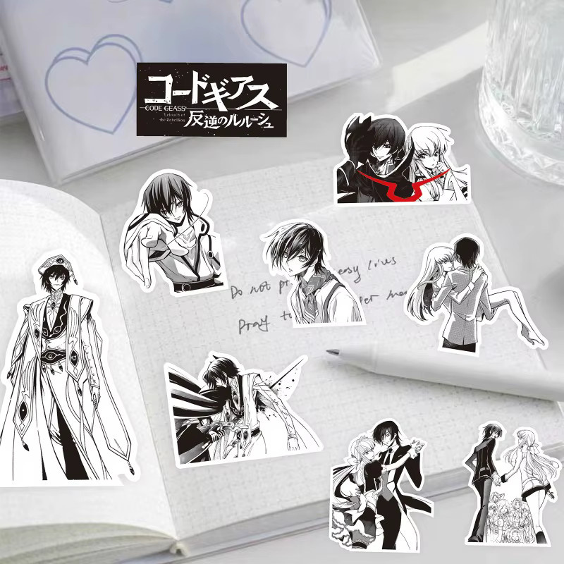 Bandai Code Geass Lelouch of The Rebellion Aufkleber, 80 Stück - Bild 4