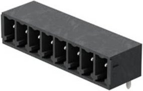 Weidmüller Stiftgehäuse-Platine BC/SC in Schwarz, 50 Stück, Rastermaß: 3.81 mm - Bild 1