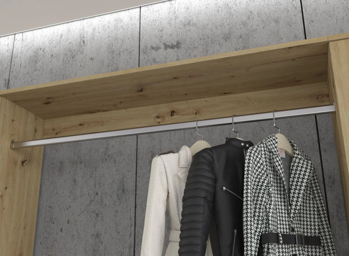 Garderobe Set Line-Up von Inn.Furn in Eiche, modern, B/H/T: 121 x 62 x 34 cm - Bild 2