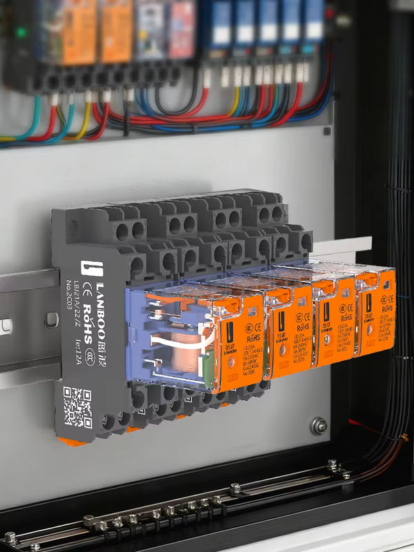 LANBOO J21A Konventionelles Zwischenrelais mit optionalen Spannungen DC12V, DC24V oder AC220V - Bild 7