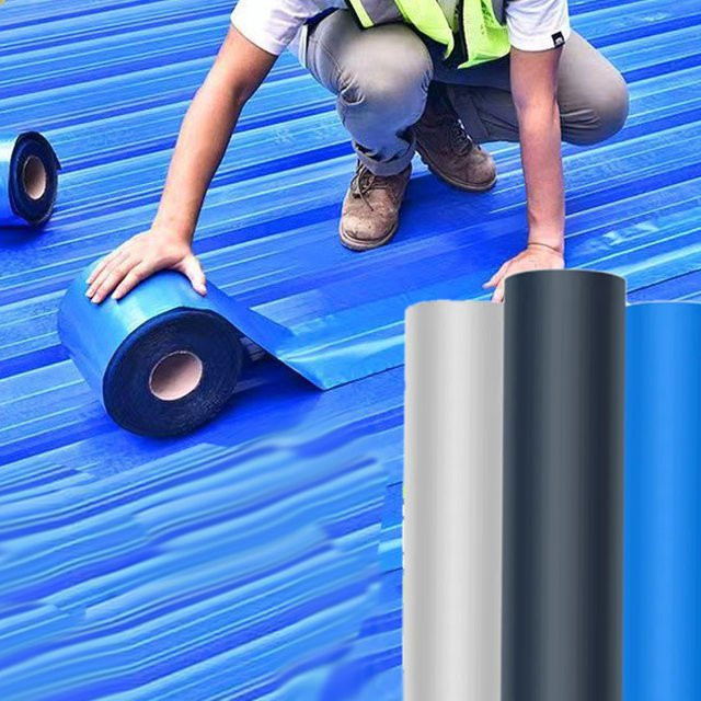 Wasserdichtes und wärmeisolierendes Reparaturklebeband in Blau, 10 m selbstklebendes Fixband für Dach und Wand-Risse - Bild 1