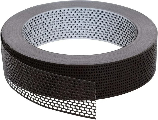 Daprona Vogelschutzgitter Lüftungsband aus Aluminium in Braun, Breite: 8 cm, Länge: 60 m - Bild 1