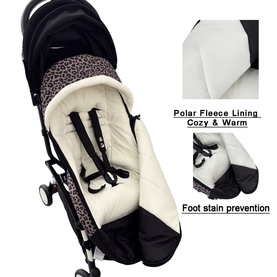 Universeller wasserdichter Kinderwagen-Fußsack in Grün, passend für Bugaboo alle Serien sowie YOYO, YOYO2 und YOYO3, faltbar und waschbar - Bild 3