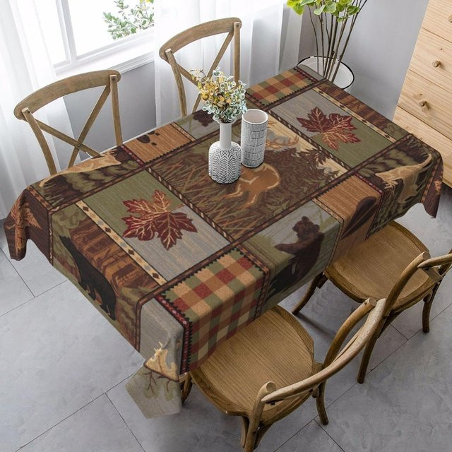 Rechteckige Tischdecke von JMG Household Supplies mit afrikanischem Ethno-Print in Multicolour, B/T: 100 x 160 cm - Bild 1