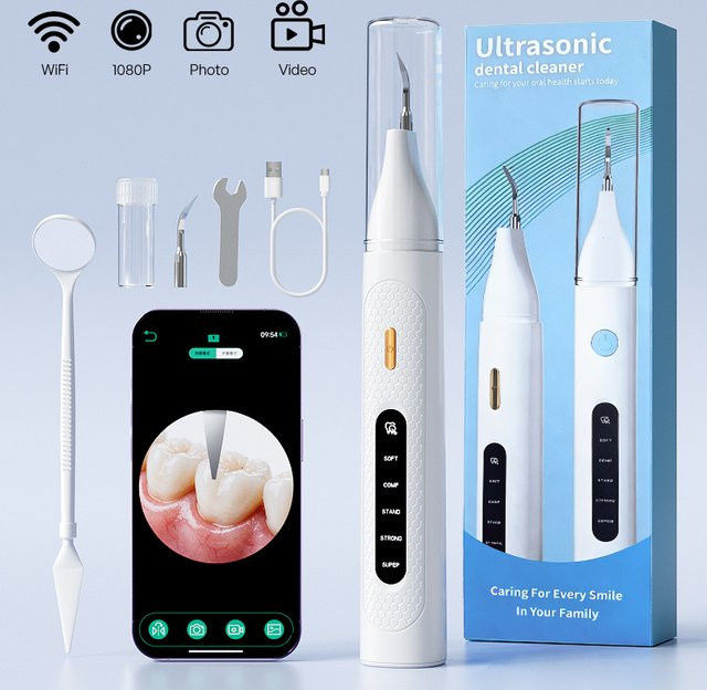 ZEMICAM Ultraschall-Zahnsteinentferner mit Kamera, Unisex - Bild 1