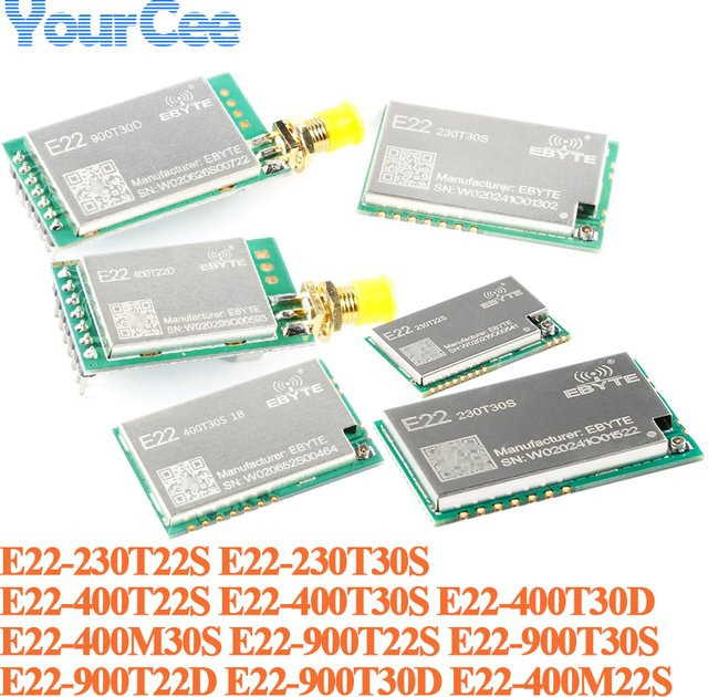 Your Cee LoRa WLAN Drahtloses Transceiver-Modul SX1278 E22-400T22S 400T30S 400T30D SX1262 900T22D 900T30D 400M22S 400M30S 900T22S - Bild 1
