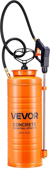 Buying Solutions MB Industrielles Betonsprühgerät aus Edelstahl in Orange und Schwarz mit 14L Fassungsvermögen, Heavy Duty Tri-Poxy Pumpensprühgerät, 52cm Lanze mit ergonomischem Pistolengriff sowie 1,2m und 3m Schläuchen - Bild 1