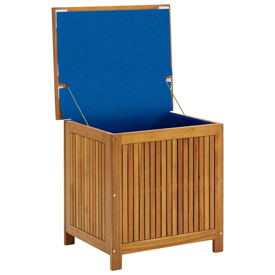 vidaXL Garten-Aufbewahrungsbox aus Akazien-Massivholz in Braun, B/T/H: 60 x 50 x 58 cm - Bild 5