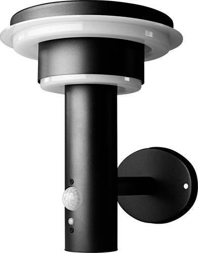 LEDVANCE ENDURA STYLE SOL WALL2CIRCLE6WBK Solar-Außenwandleuchte mit integriertem LED und Bewegungsmelder, Schwarz, IP44 - Bild 1
