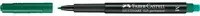 Faber-Castell Multimark 1525 Folienstift permanent mit feiner Spitze in Schwarz und Grün - Bild 1