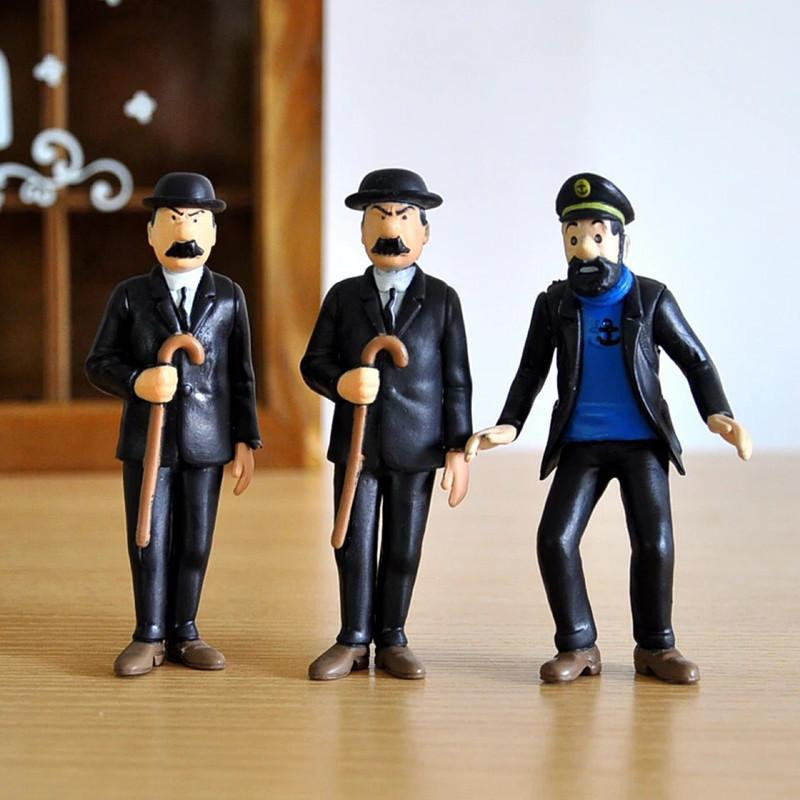 Yiran toy 1 Tim und Struppi Figuren 6-teiliges Set bunt/mehrfarbig - Bild 3