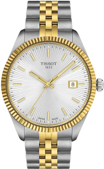 Tissot Herrenuhr Ballade, Quarz, Edelstahl, Silber, 40 mm, 10 ATM - Bild 1