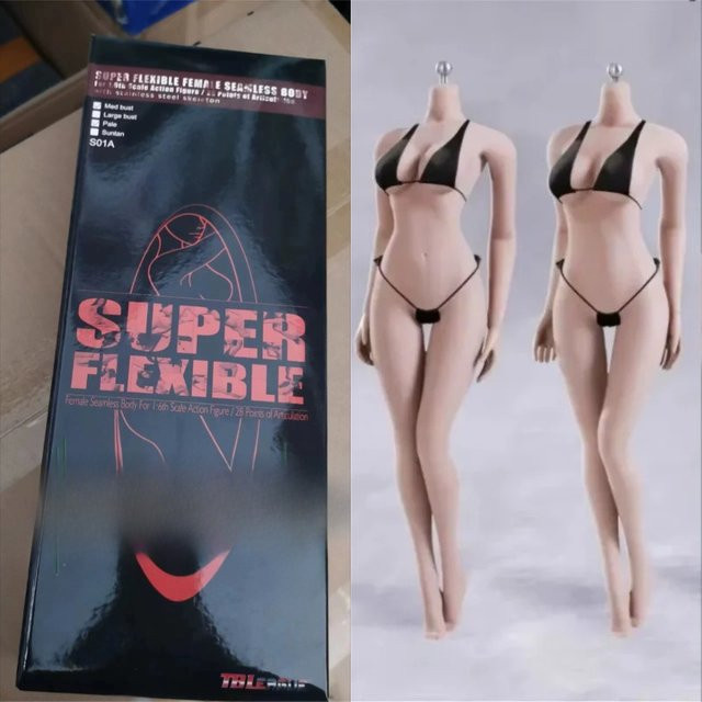 TBLeague Phicen Actionfigur, superflexibler nahtloser Körper mit Edelstahlskelett, 1/6, Unisex - Bild 1