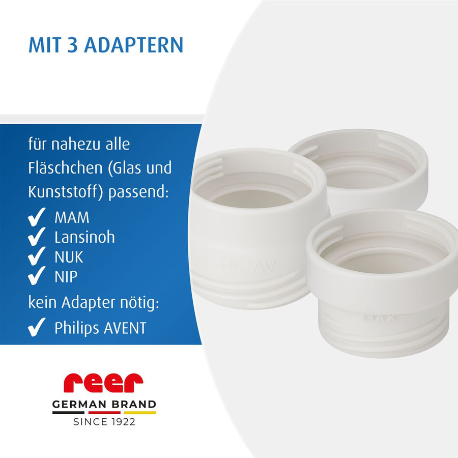 Reer Babykostwärmer Heat2Go kabellos und wiederaufladbar in Weiß - Bild 4