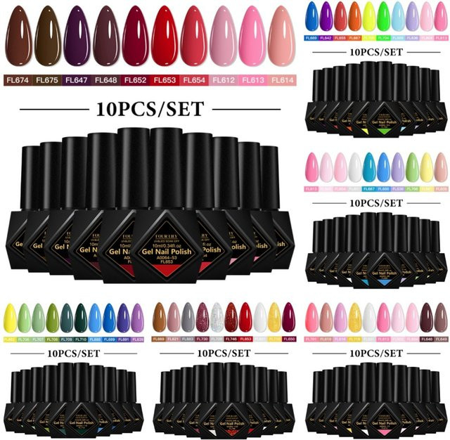 Four Lily Gel-Nagellack-Set, 10 ml, Glänzend, Unisex - Bild 1
