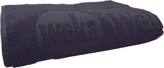 Weka Saunahandtuch aus Baumwolle in Anthrazit, Breite: 70 cm, Länge: 180 cm - Bild 1