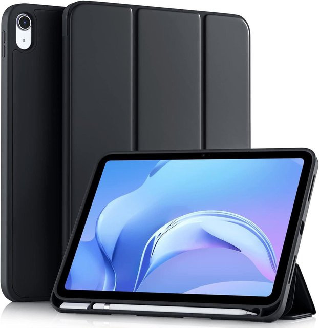 Apple iPad Schutzhülle mit Stifthalter in Schwarz für iPad Pro 12,9 Zoll (2021) und iPad Air 11 Zoll - Bild 1
