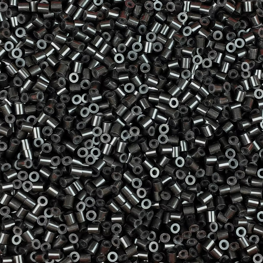 Yantjouet Hama Perlen, Pixel Art DIY Spielzeug, Schwarz Weiß, 5000 Stück - Bild 2