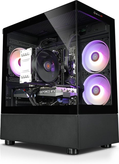 Gaming PC Viper V von Kiebel mit AMD Ryzen 9 5950X, 16GB DDR4, AMD Radeon RX 9060 8 GB, 1TB SSD, WLAN und Windows 11 in Schwarz - Bild 1
