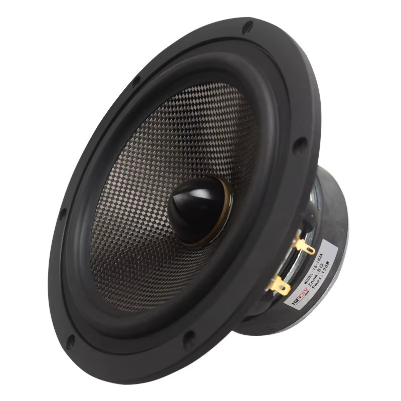 HIFIDIY LIVE HiFi-Lautsprechereinheit T6-182A mit Kohlefaser-Membran, 6,5 Zoll (182 mm) Tieftöner, 120 W, Schwarz - Bild 2