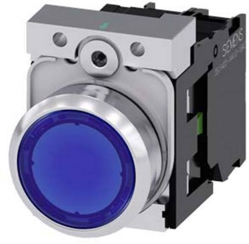 Siemens Drucktaster 3SU1153-0AB50-1BA0 in Blau aus Metall - Bild 1