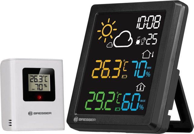 Bresser Wetterstation MeteoCast Pico Funk in Schwarz - Bild 1