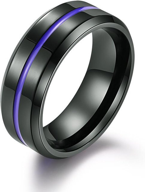 YIRAN Ring Edelstahl, Bicolor, Herren, Größe 12 - Bild 1