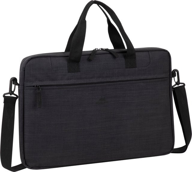 Rivacase Laptoptasche 15.6 Zoll und kabellose Maus Bundle in Schwarz - Bild 1