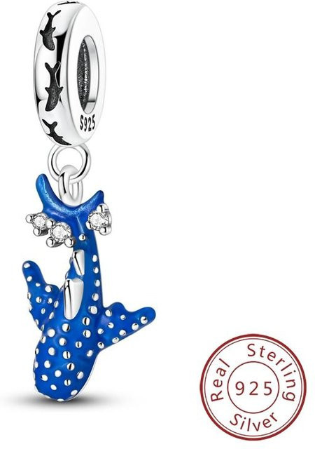 YIRAN Jewelry Walhai Anhänger, Kupfer, Weiß, Zirkonia, Damen - Bild 1