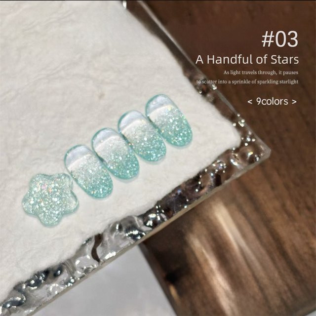 MIANEL Ice Clear Diamond Gel Nagellack, schimmernd - Bild 1