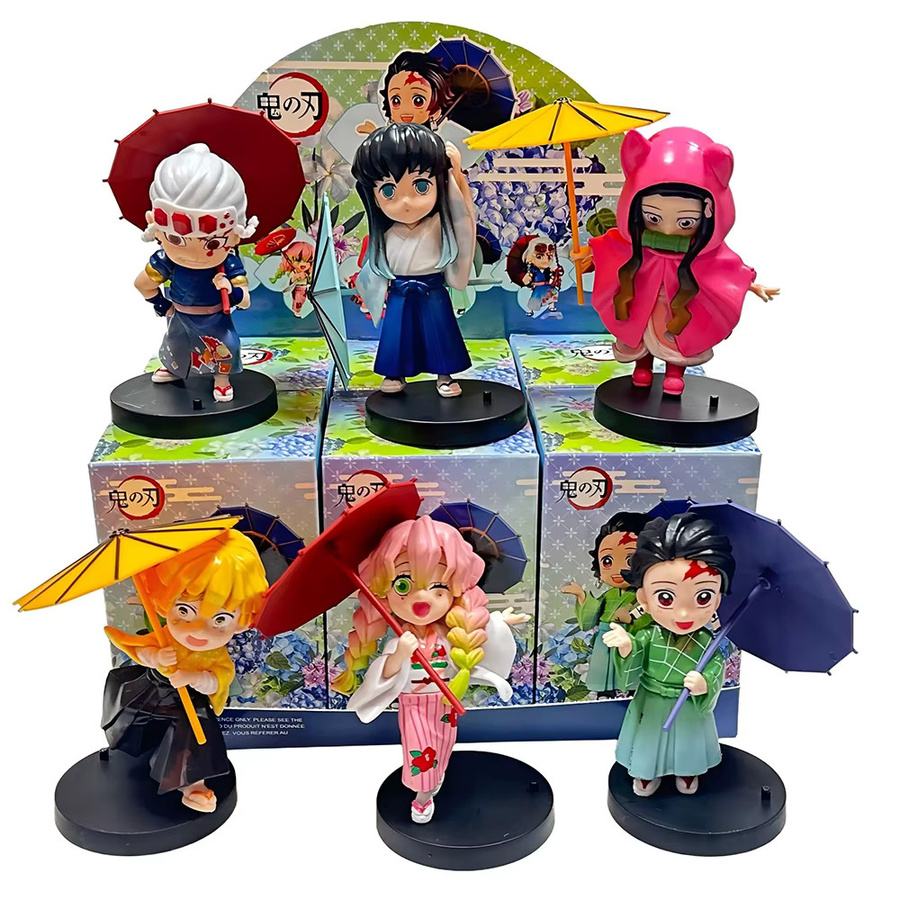 Bandai Demon Slayer Plum Rain Season Blind Box, Q-Version Figuren, Einzelfigur - Bild 2