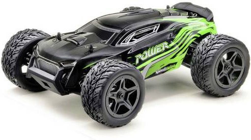 Absima Power RC Modellauto Elektro Truggy Schwarz/Grün 1:14 mit Allradantrieb 4WD und 2,4GHz Fernsteuerung Ready-to-Run - Bild 1