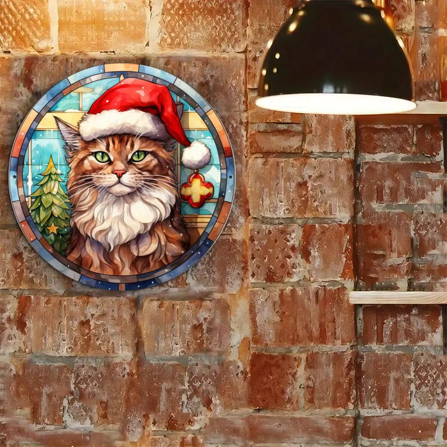 Vintage Katzen Metallblechschild von Potdemiel zur Wanddekoration für dein Zuhause oder Café - Bild 4