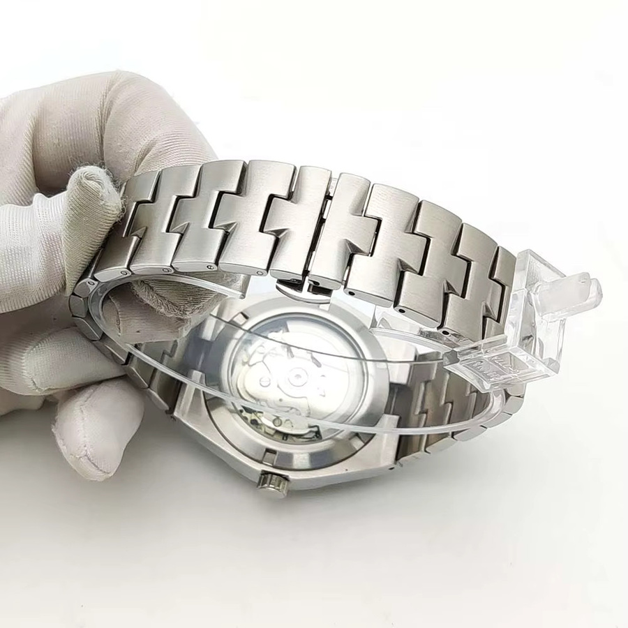 Parnsrpe Armbanduhr, Automatik, Edelstahl, Silber, Herren - Bild 2