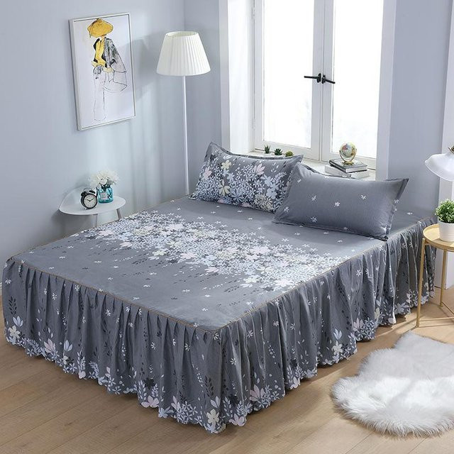 WTEMPO 3-teiliges Bettwäsche-Set aus Polyester, Grau, B/H: 150 x 200 cm - Bild 1