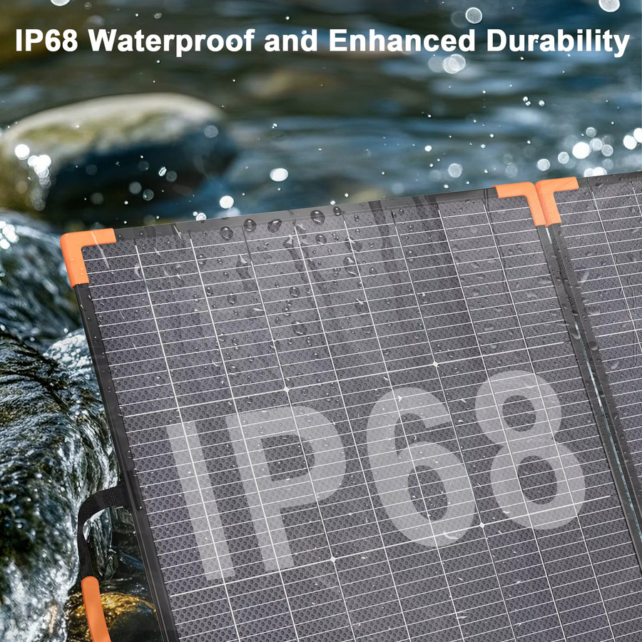 MHPOWOS 200 W faltbares Solarmodul als tragbares Solarladepanel Komplettset für Camping und Outdoor - Bild 3
