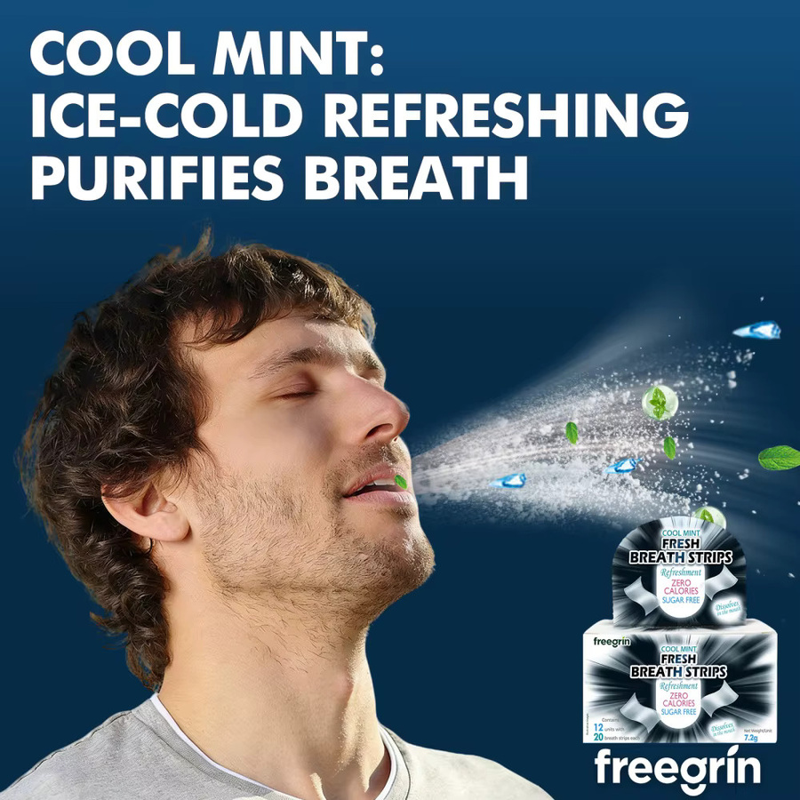FREEGRIN Mundstreifen Cool Mint, Unisex - Bild 2