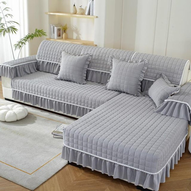 Super Six Sofakissenbezug aus Flanell in Cord-Optik, quadratisch, B/H: 70 x 70 cm - Bild 1