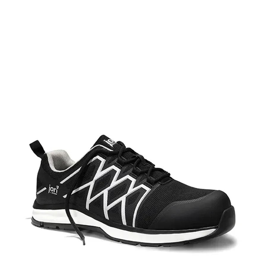 Elten Sicherheitshalbschuh JoSwift Black Low ESD S1P in Schwarz und Weiß, Größe 39 - Bild 2