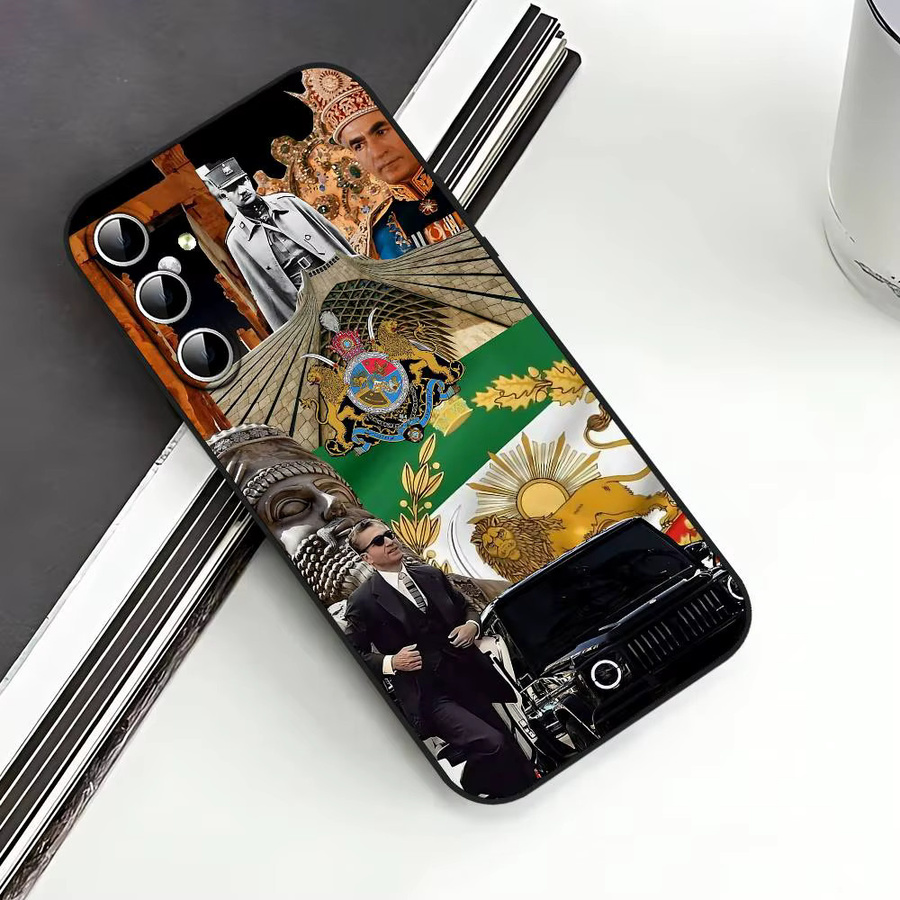 Handyhülle Mohammad Reza Pahlavi für Samsung Galaxy S21 S22 S23 S24 S25 S26 Ultra FE Plus 5G A52S Soft Cover Multicolor - Bild 3