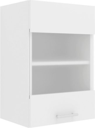 VCM Hängeschrank Esilo in Weiss mit Glastüren, B/H/T: 40 x 60 x 31 cm - Bild 1