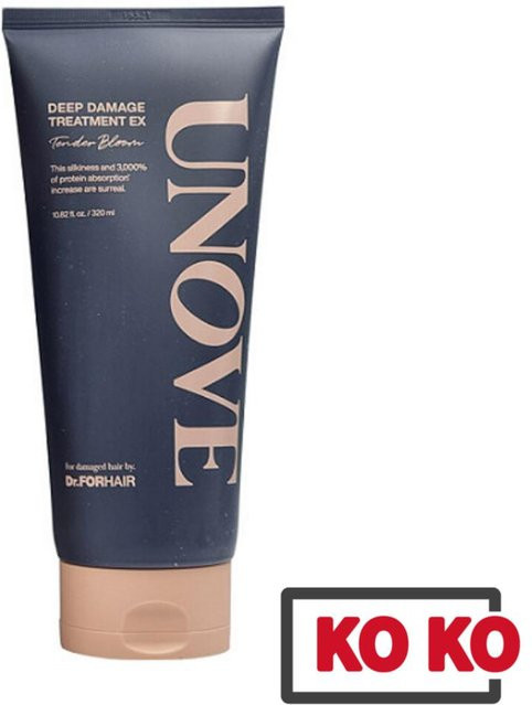 UNOVE Deep Damage Treatment EX Haarkur, 207 ml, mit Keratin und Aminosäure - Bild 1